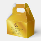 Construction Business Marketing Logo Geschenkschachtel (Vorderseite)