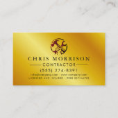 Construction Business Marketing Logo Visitenkarte (Vorderseite)