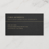 Construction Cleanup Services Professional  Visitenkarte (Rückseite)