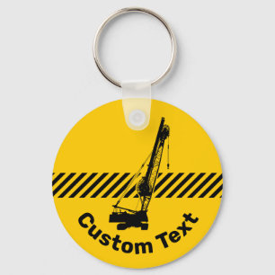 Construction Crane Keychain Schlüsselanhänger