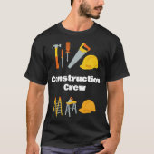 Construction Crew Tools Graphic T-Shirt (Vorderseite)