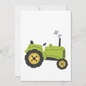 Construction Dump Truck Party Boy Birthday  Einladung (Rückseite)