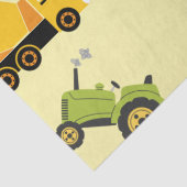 Construction Dump Truck Party Boy Birthday  Tissue Seidenpapier (Detail)