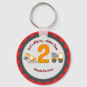 Construction Dump Truck Schlüsselanhänger (Vorderseite)