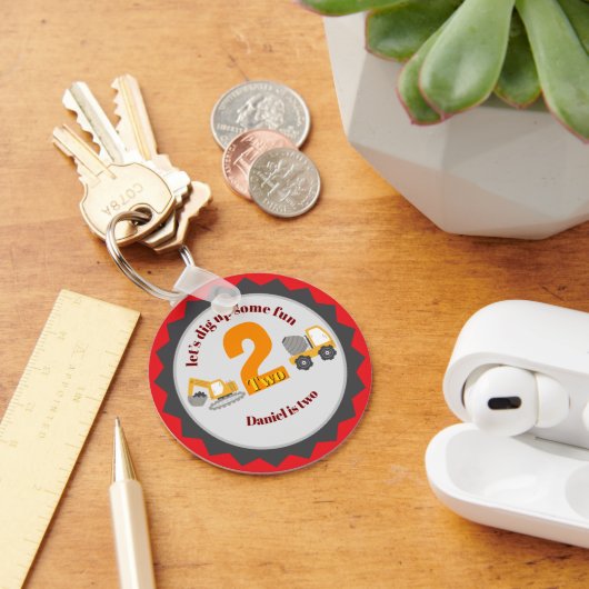 Construction Dump Truck Schlüsselanhänger (Schreibtisch)