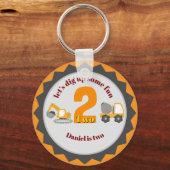 Construction Dump Truck Schlüsselanhänger (Vorderseite)