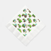 Construction Dump Truck Serviette (Ecke)