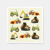 Construction Dump Truck Serviette (Vorderseite)