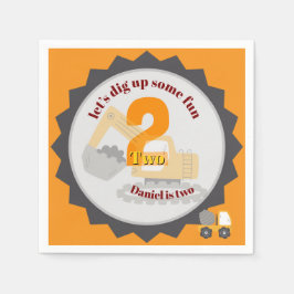 Construction Dump Truck Serviette