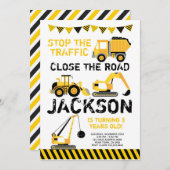 Construction Einladung (Vorne/Hinten)