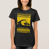 construction equipment men kids heavy equipment op T-Shirt (Vorderseite)
