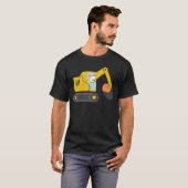 Construction Excavator Truck Toy Kids easter bunny T-Shirt (Vorne ganz)