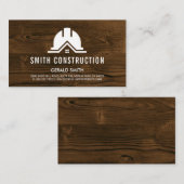 Construction | General Contractor | Builder Visitenkarte (Vorne/Hinten)