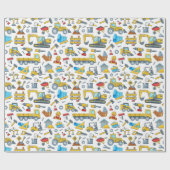 Construction Geschenkpapier (Flach)