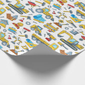 Construction Geschenkpapier (Ecke)