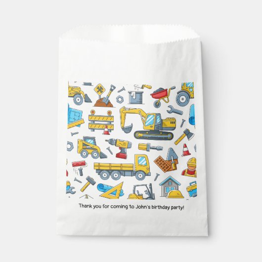 Construction Geschenktütchen (Vorderseite)