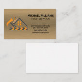 Construction Logo | Builder Architect Visitenkarte (Vorne/Hinten)