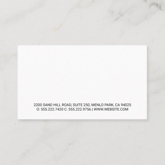 Construction Logo | Builders | Engineering Visitenkarte (Rückseite)