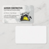 Construction Logo | Commercial Properties Visitenkarte (Vorne/Hinten)