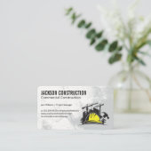 Construction Logo | Commercial Properties Visitenkarte (Stehend Vorderseite)