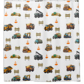 Construction machinery duschvorhang (Vorderseite)