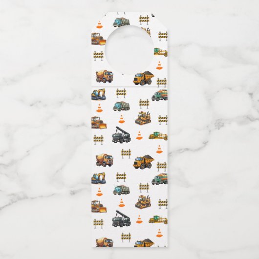 Construction machinery flaschenanhänger (Vorderseite)