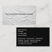 Construction Painting Professional Business Cards Visitenkarte (Vorne/Hinten)