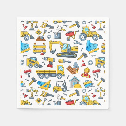 Construction Paper Serviette (Vorderseite)