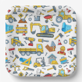 Construction Pappteller