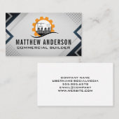 Construction Site | Builder | Engineer Visitenkarte (Vorne/Hinten)