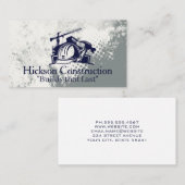Construction site | Builders Hat | Contractor Visitenkarte (Vorne/Hinten)
