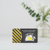 Construction Site Building | Developer Visitenkarte (Stehend Vorderseite)