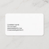 Construction Site Building | Developer Visitenkarte (Rückseite)