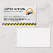 Construction Site | Property Development Visitenkarte (Vorne/Hinten)