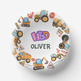 Construction Themed Birthday Party Pappteller