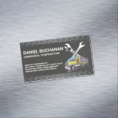 Construction Tools | Work Truck Magnetische Visitenkarte (Beispiel)