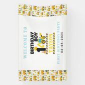 Construction Truck 1st Birthday | Kids Party Banner (Vertikal)