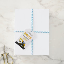 Construction Truck Birthday | Personalized Décor Geschenkanhänger