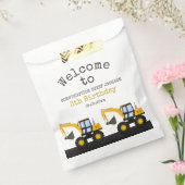 Construction Truck Birthday | Personalized Décor Geschenktütchen (Versiegelt)