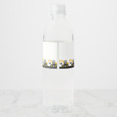 Construction Truck Birthday | Personalized Décor Wasserflaschenetikett (Rückseite)