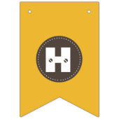 Construction Truck Birthday | Personalized Décor Wimpelkette (Zweite Fahne)