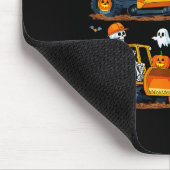 Construction Trucks Halloween Costume Soky Excavat Mousepad (Ecke)