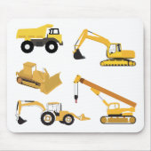 Construction Trucks Mousepad (Vorne)