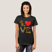 Construction Valentine Love Spelled With Trucks Ex T-Shirt (Vorne ganz)