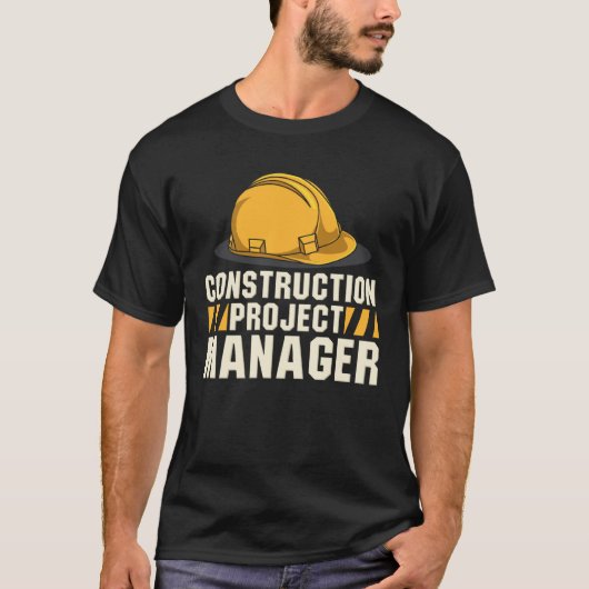 Construction Work Construction Project Manager Dad T-Shirt (Vorderseite)