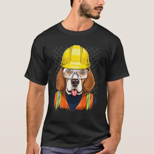 Construction Worker Beagle Laborer Puppy Beagle Do T-Shirt (Vorderseite)