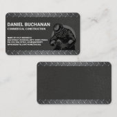 Construction Worker Welding | Builder Properties Visitenkarte (Vorne/Hinten)