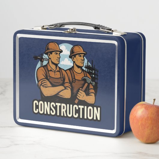 Construction Workers - Industrial Pride Metall Brotdose (Beispiel)