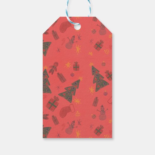 Construction wrapping paper geschenkanhänger (Rückseite)