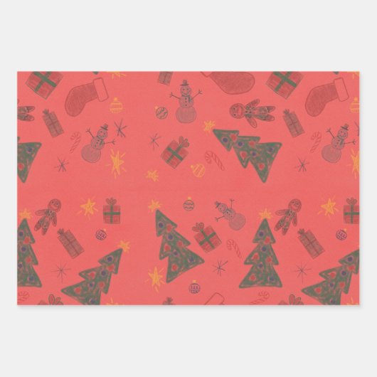 Construction wrapping paper geschenkpapier set (Vorderseite 3)